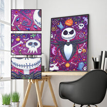 Load image into Gallery viewer, Skull 30x40cm(canvas) beautiful special shaped drill diamond painting
