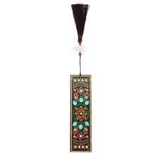 Load image into Gallery viewer, DIY Special Shaped Diamond Painting Leather Tassel Bookmark Creative Crafts
