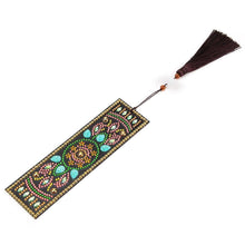 Load image into Gallery viewer, DIY Special Shaped Diamond Painting Leather Tassel Bookmark Creative Crafts
