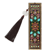 Load image into Gallery viewer, DIY Special Shaped Diamond Painting Leather Tassel Bookmark Creative Crafts
