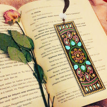 Load image into Gallery viewer, DIY Special Shaped Diamond Painting Leather Tassel Bookmark Creative Crafts
