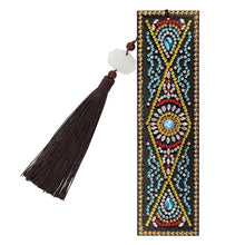 Load image into Gallery viewer, DIY Special Shaped Diamond Painting Creative Leather Tassel Bookmark Gift
