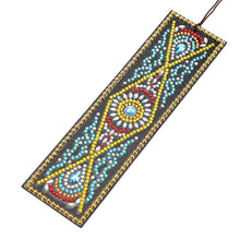 Load image into Gallery viewer, DIY Special Shaped Diamond Painting Creative Leather Tassel Bookmark Gift
