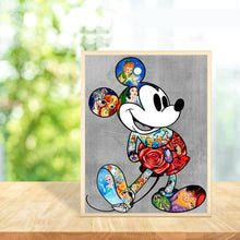 Load image into Gallery viewer, Mickey Mouse 30x40cm(canvas) full round drill diamond painting
