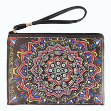 Load image into Gallery viewer, DIY Mandala Special Shaped Diamond Painting Wristlet Wallet Zipper Clutch
