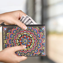 Load image into Gallery viewer, DIY Mandala Special Shaped Diamond Painting Wristlet Wallet Zipper Clutch
