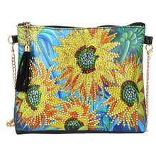Load image into Gallery viewer, DIY Sunflower Special Shaped Diamond Painting Leather Chain Shoulder Bags
