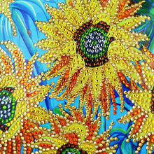 Load image into Gallery viewer, DIY Sunflower Special Shaped Diamond Painting Leather Chain Shoulder Bags
