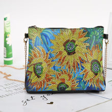 Load image into Gallery viewer, DIY Sunflower Special Shaped Diamond Painting Leather Chain Shoulder Bags
