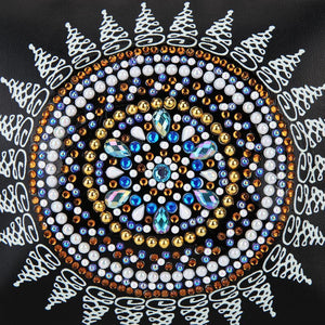 DIY Special Shaped Diamond Painting Leather Crossbody Bag Chain Makeup Bags
