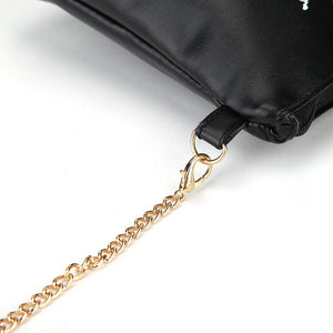 DIY Special Shaped Diamond Painting Leather Crossbody Bag Chain Makeup Bags