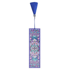 Load image into Gallery viewer, DIY Special Shaped Diamond Painting Creative Leather Tassel Bookmark Gift
