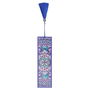 DIY Special Shaped Diamond Painting Creative Leather Tassel Bookmark Gift