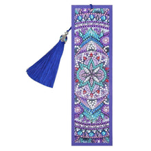 Load image into Gallery viewer, DIY Special Shaped Diamond Painting Creative Leather Tassel Bookmark Gift
