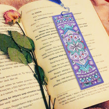 Load image into Gallery viewer, DIY Special Shaped Diamond Painting Creative Leather Tassel Bookmark Gift
