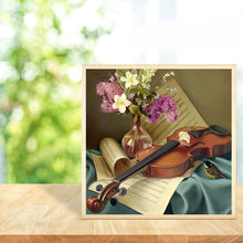 Load image into Gallery viewer, Violin 30x30cm(canvas) full round drill diamond painting
