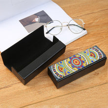 Load image into Gallery viewer, DIY Diamond Painting Sunglasses Case Portable Leather Glasses Storage Box

