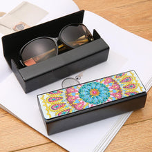 Load image into Gallery viewer, DIY Diamond Painting Eye Glasses Box Travel Leather Sunglasses Storage Case
