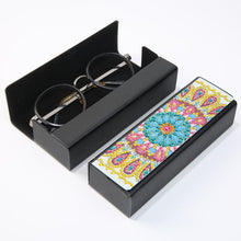 Load image into Gallery viewer, DIY Diamond Painting Eye Glasses Box Travel Leather Sunglasses Storage Case
