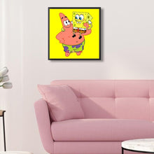 Load image into Gallery viewer, Patrick Star 30x30cm(canvas) full round drill diamond painting
