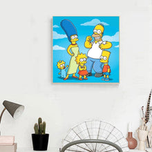 Load image into Gallery viewer, The Simpsons 30x30cm(canvas) full round drill diamond painting
