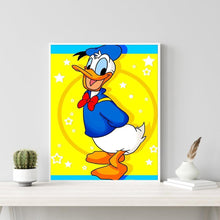Load image into Gallery viewer, Donald Duck 30x40cm(canvas) full round drill diamond painting
