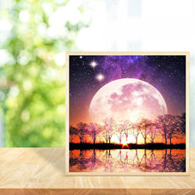 Load image into Gallery viewer, Moon 30x30cm(canvas) full round drill diamond painting
