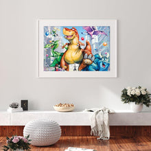Load image into Gallery viewer, Dinosaur 30x40cm(canvas) full round drill diamond painting
