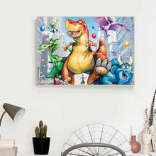 Load image into Gallery viewer, Dinosaur 30x40cm(canvas) full round drill diamond painting
