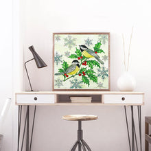 Load image into Gallery viewer, Magpie 30x30cm(canvas) beautiful special shaped drill diamond painting
