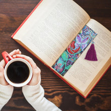 Load image into Gallery viewer, DIY Special Shaped Diamond Painting Leather Tassel Bookmark Creative Crafts
