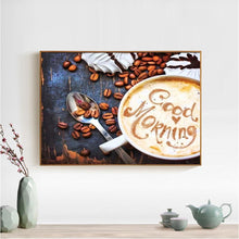Load image into Gallery viewer, Coffee 30x40cm(canvas) full round drill diamond painting
