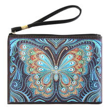 Load image into Gallery viewer, DIY Butterfly Special Shaped Diamond Painting Wristlet Clutch Women Wallet
