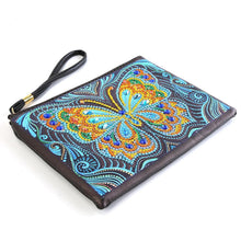 Load image into Gallery viewer, DIY Butterfly Special Shaped Diamond Painting Wristlet Clutch Women Wallet
