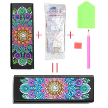 Load image into Gallery viewer, DIY Diamond Painting Leather Eye Glasses Box Travel Sunglasses Storage Case
