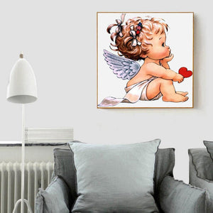 Baby Angle 30x30cm(canvas) full round drill diamond painting