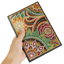 Load image into Gallery viewer, DIY Mandala Special Shaped Diamond Painting 50 Pages Sketchbook A5 Notebook
