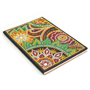 DIY Mandala Special Shaped Diamond Painting 50 Pages Sketchbook A5 Notebook