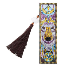 Load image into Gallery viewer, DIY Special Shaped Diamond Painting Leather Tassel Bookmark Creative Crafts
