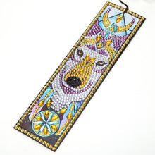 Load image into Gallery viewer, DIY Special Shaped Diamond Painting Leather Tassel Bookmark Creative Crafts
