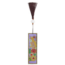 Load image into Gallery viewer, DIY Flower Special Shaped Diamond Painting Leather Tassel Bookmark Gifts
