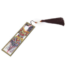 Load image into Gallery viewer, DIY Special Shaped Diamond Painting Leather Bookmark Tassel Book Marks Gift
