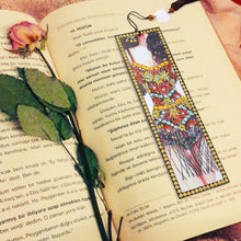 Load image into Gallery viewer, DIY Special Shaped Diamond Painting Leather Bookmark Tassel Book Marks Gift
