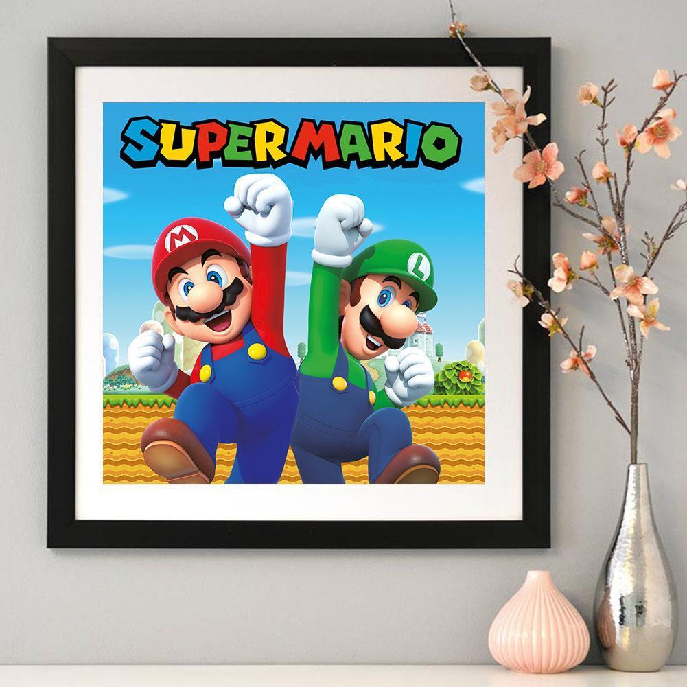 Diamond Painting - Full Round - Super Mario