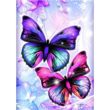Load image into Gallery viewer, Butterfly 40x30cm(canvas) full round drill diamond painting
