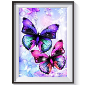 Butterfly 40x30cm(canvas) full round drill diamond painting