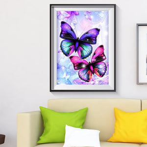 Butterfly 40x30cm(canvas) full round drill diamond painting