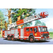 Load image into Gallery viewer, Fire Truck 30x40cm(canvas) full round drill diamond painting
