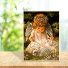 Load image into Gallery viewer, Angel 30x40cm(canvas) full round drill diamond painting
