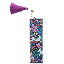 Load image into Gallery viewer, DIY Rabbit Special Shaped Diamond Painting Leather Tassel Bookmark Gifts
